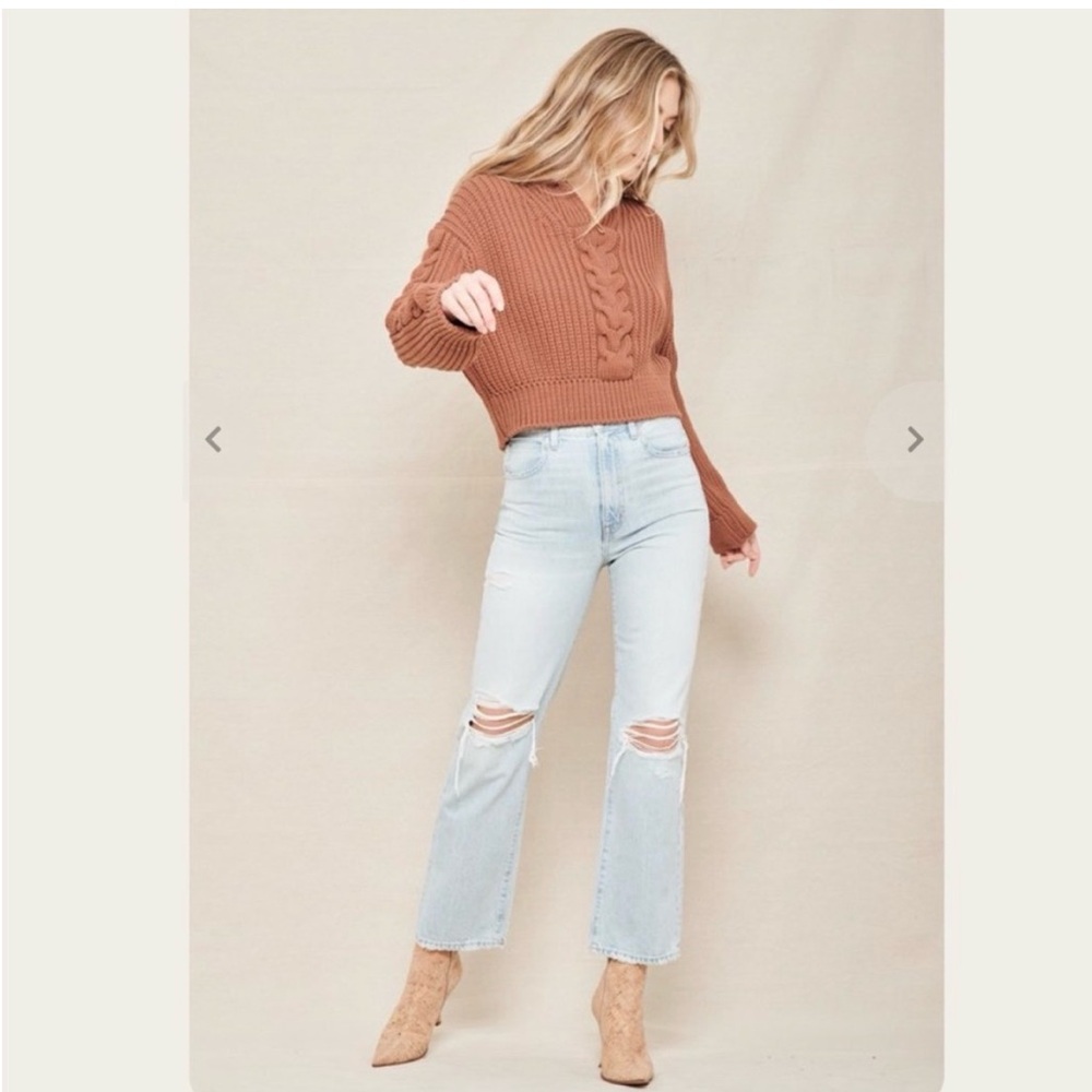 New SLVRLAKE Denim London Ankle Size 29 Heartbreak Hotel Blue Jeans High Rise